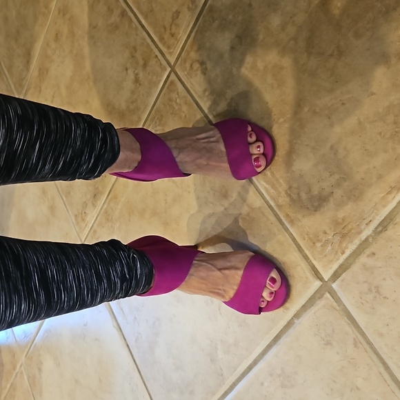 Jessica Simpson Marion Twilight magenta suede leather - Picture 3 of 10
